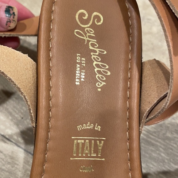 Seychelles Wooden and Suede Wedges - Picture 6 of 6